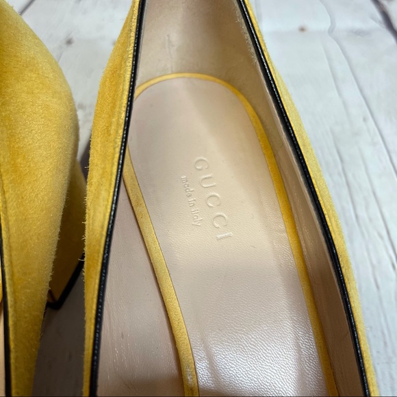 Gucci marmont double G suede fringe pumps - Picture 5 of 16